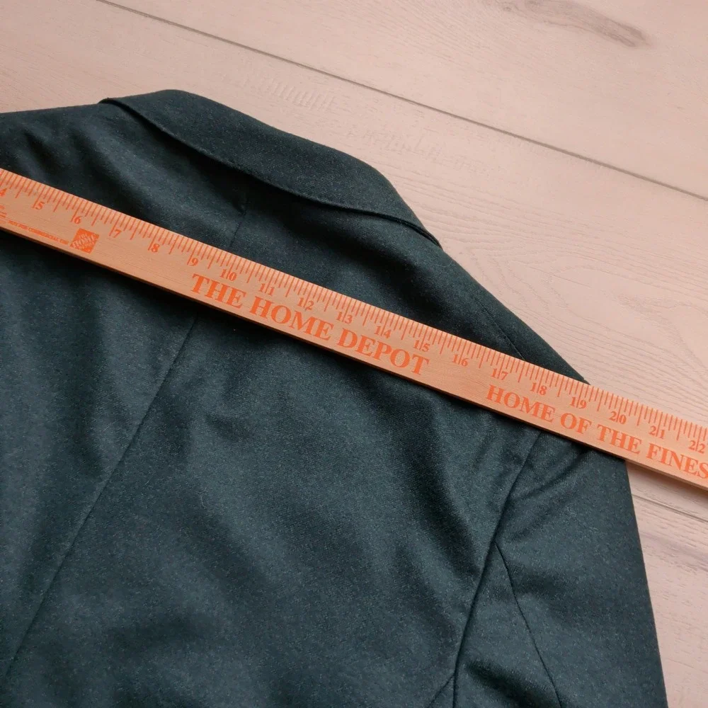 Suitsupply Havana Double Breasted Blazer 46L (Fits 40) Green Wool VBC
